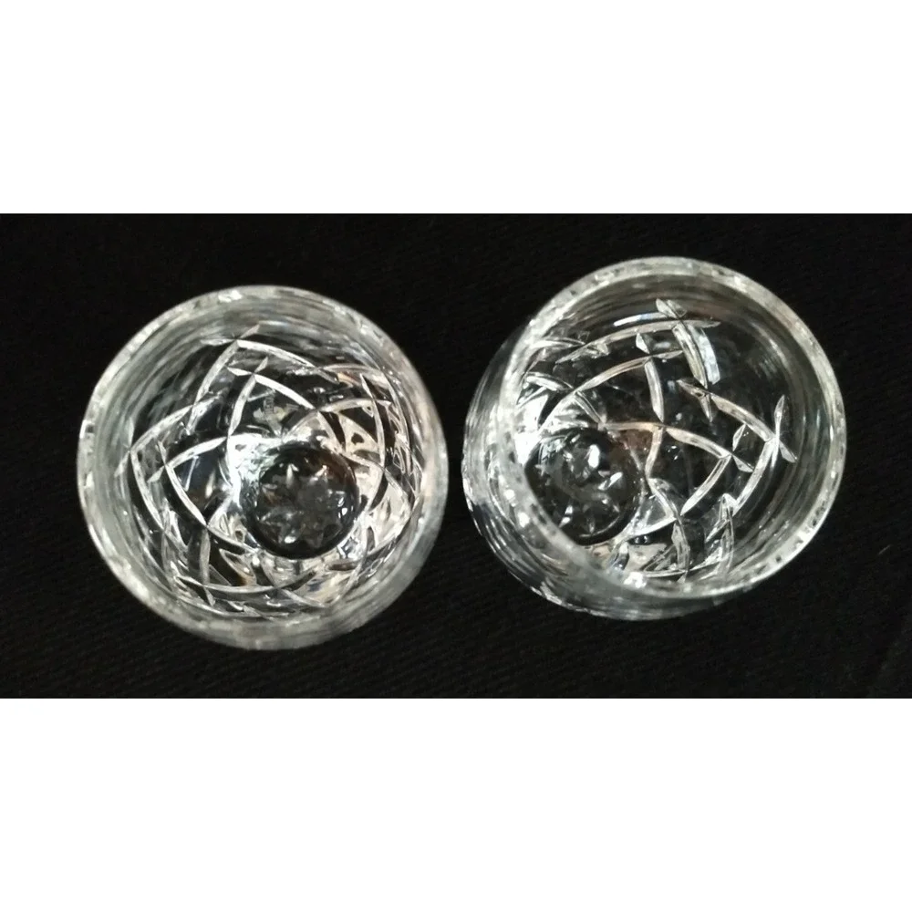 Waterford Crystal Shot‎ Glasses Vintage Signed Classic 1oz Set of 2